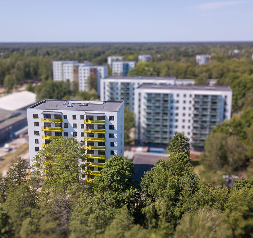 Blocks of flats in Riga City