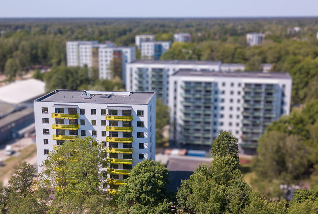 Blocks of flats in Riga City